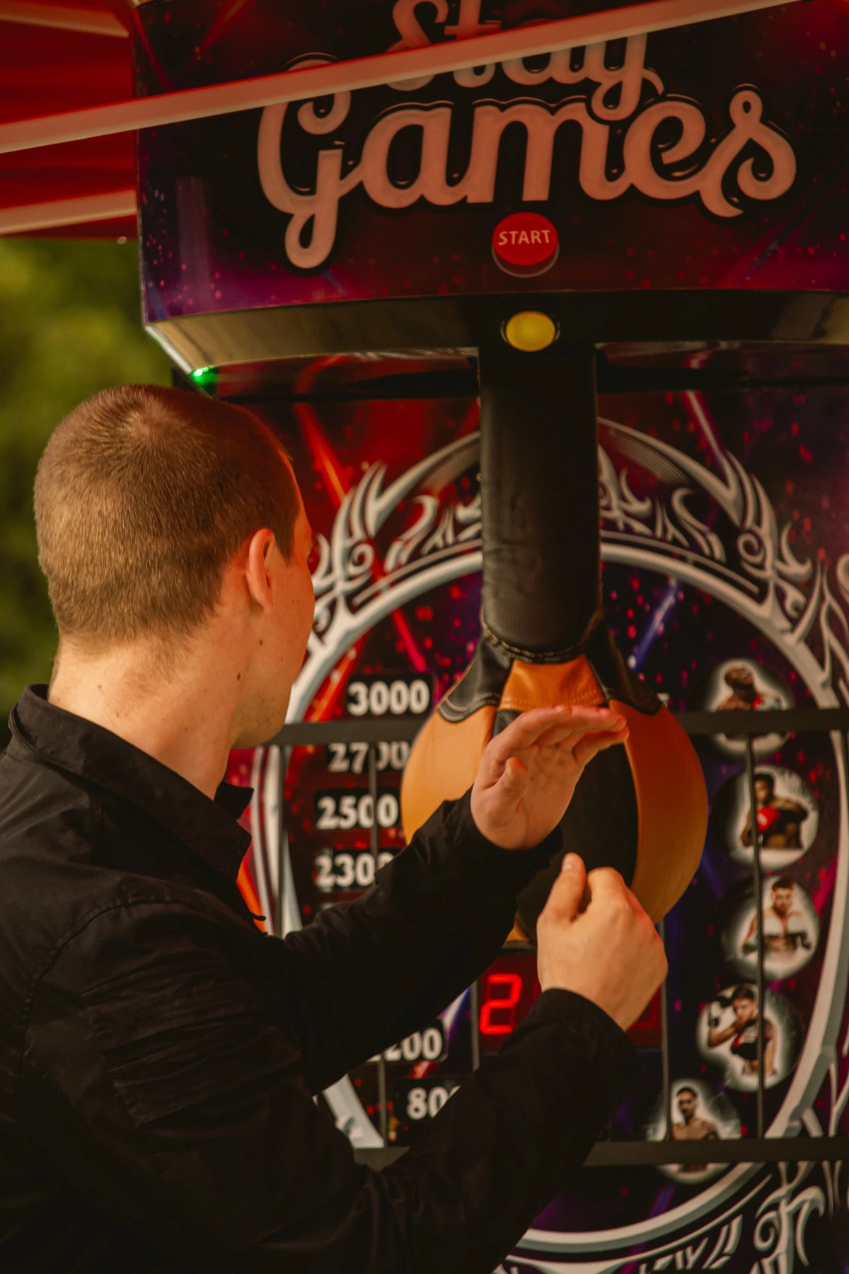 Boksbalmachine huren