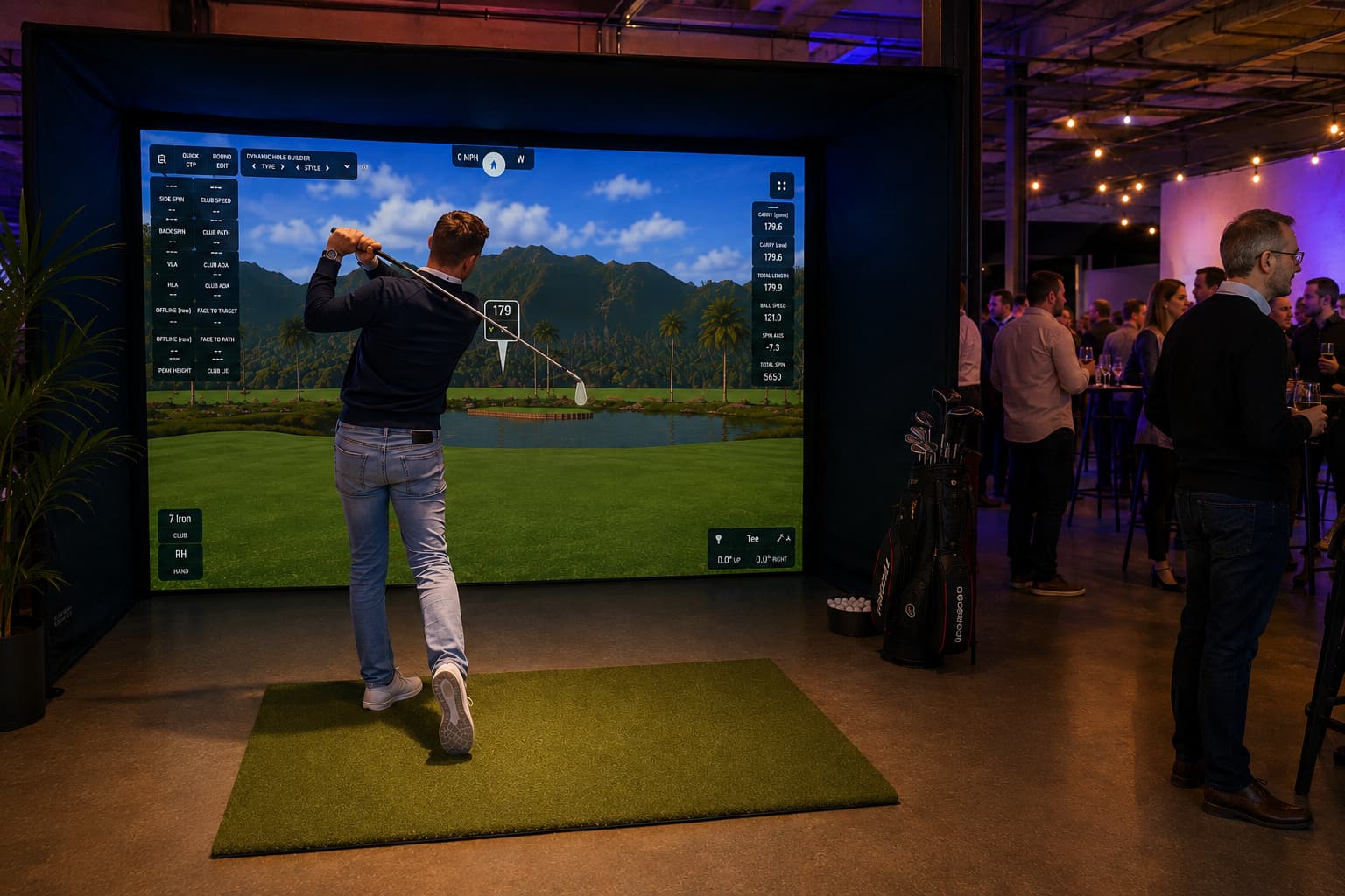 Golf simulator Uitjesthuis