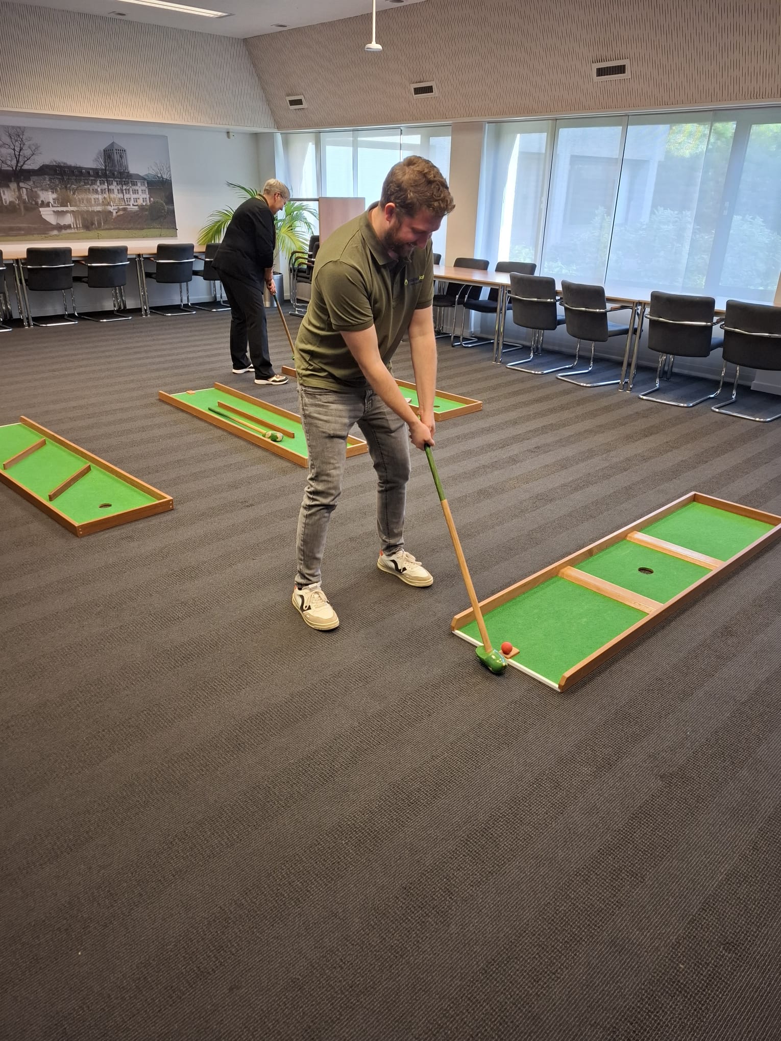 Boerenmidgetgolf op locatie - Uitjesthuis