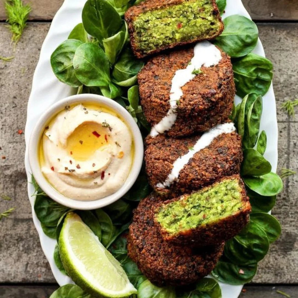 Falafel met frisse yoghurt dip - 4 stuks