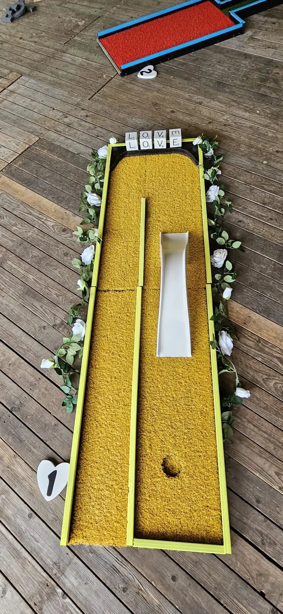 Midgetgolf bruiloft thema - Uitjesthuis