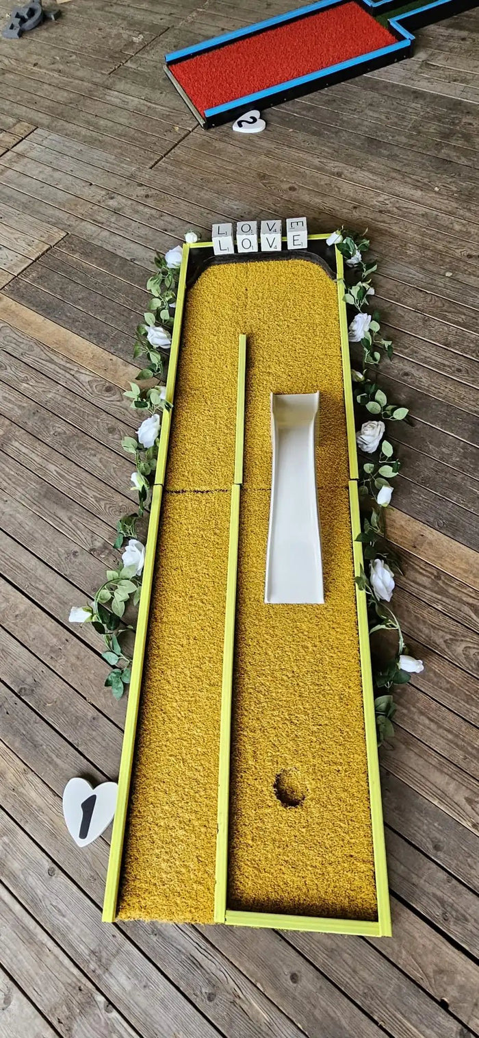 Midgetgolf bruiloft thema - Uitjesthuis