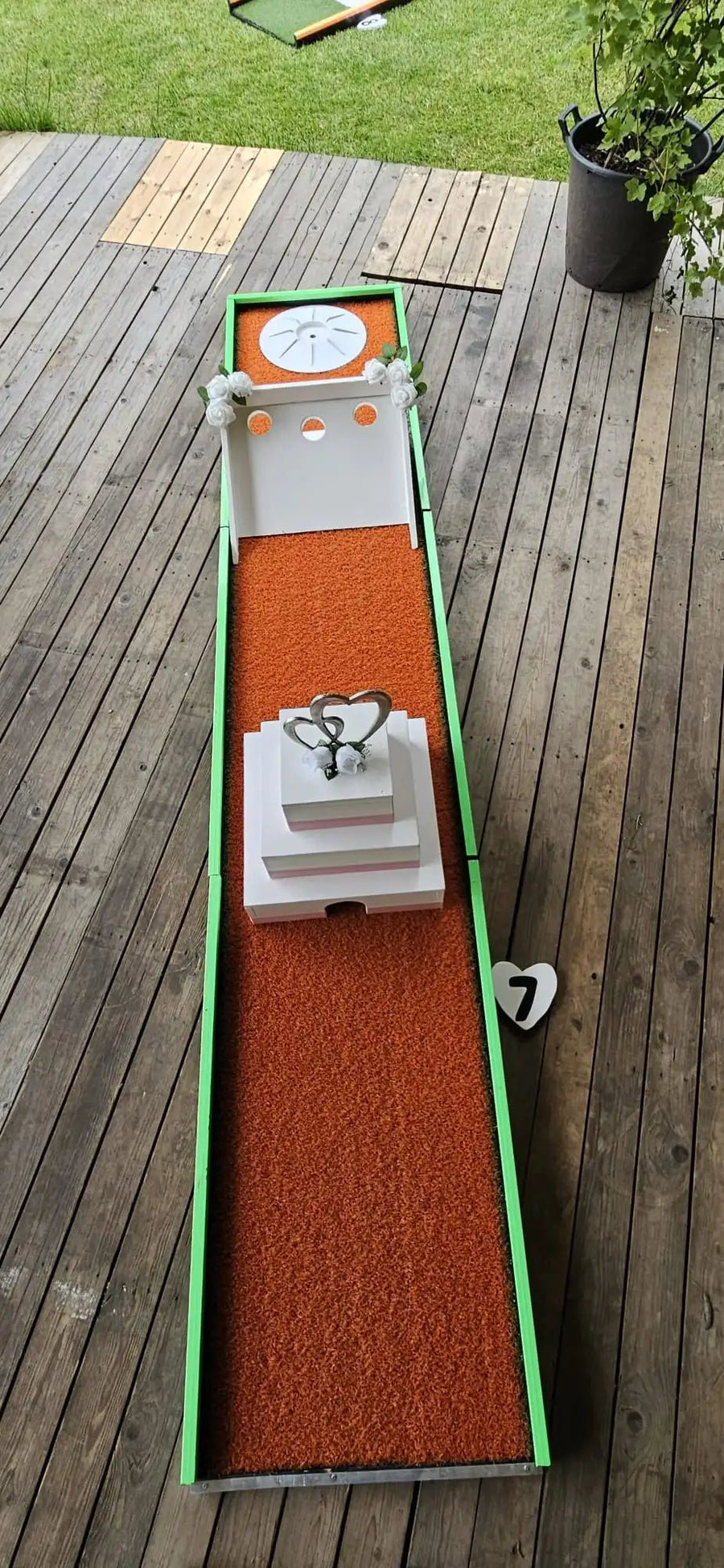 Midgetgolf bruiloft thema - Uitjesthuis