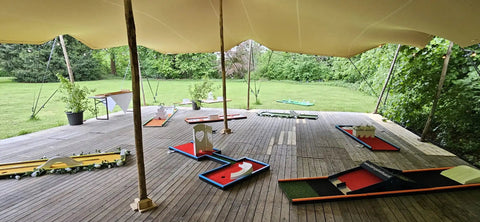 Midgetgolf bruiloft thema - Uitjesthuis