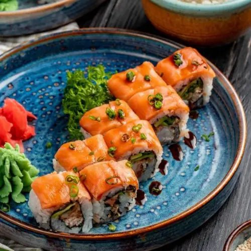 Smokey salmon sushi roll (8 stuks)