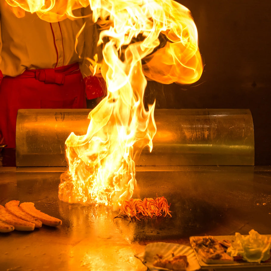 Teppanyaki show privé diner op locatie - Uitjesthuis