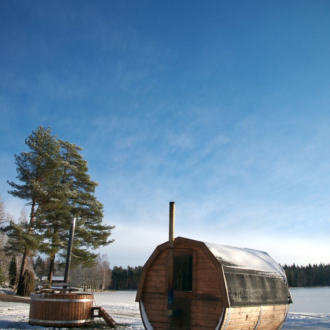 Finse barrel sauna experience: Home wellness - Uitjesthuis