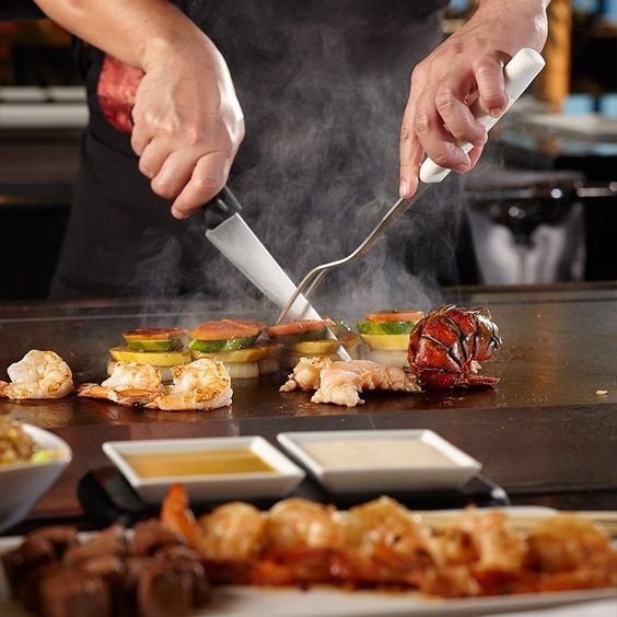 Teppanyaki grill aan huis: The teppanyaki show