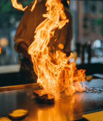 Teppanyaki grill aan huis: The teppanyaki show - Uitjesthuis